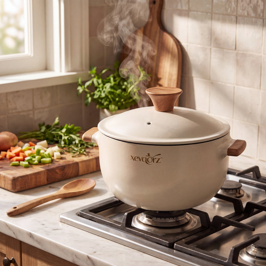 𝒙𝒆𝒗𝒒𝒐𝒓𝒛™ Essential Enamel Soup Pot — view 2