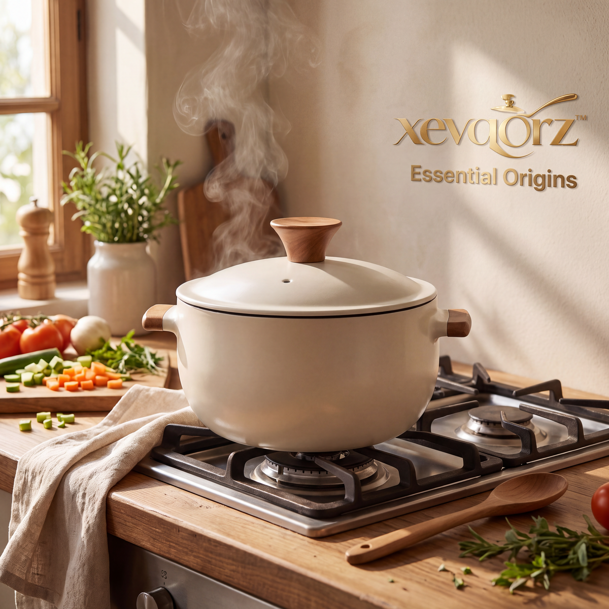 𝒙𝒆𝒗𝒒𝒐𝒓𝒛™ Essential Enamel Soup Pot — view 3
