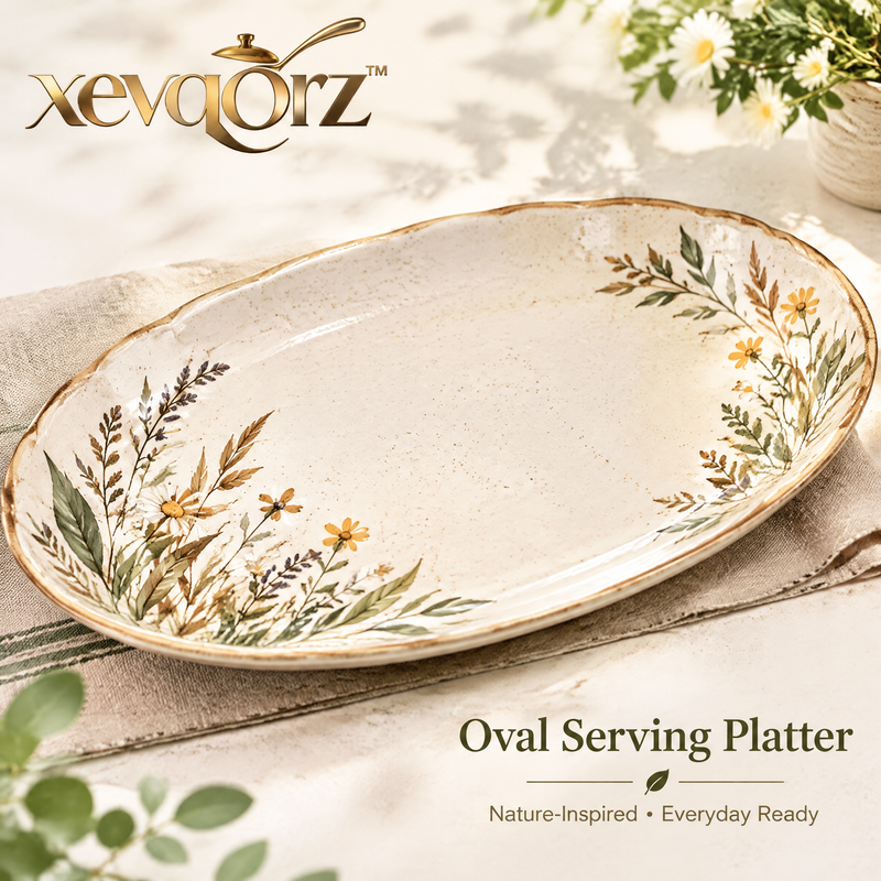 𝒙𝒆𝒗𝒒𝒐𝒓𝒛™ Meadow Oval Serving Platter