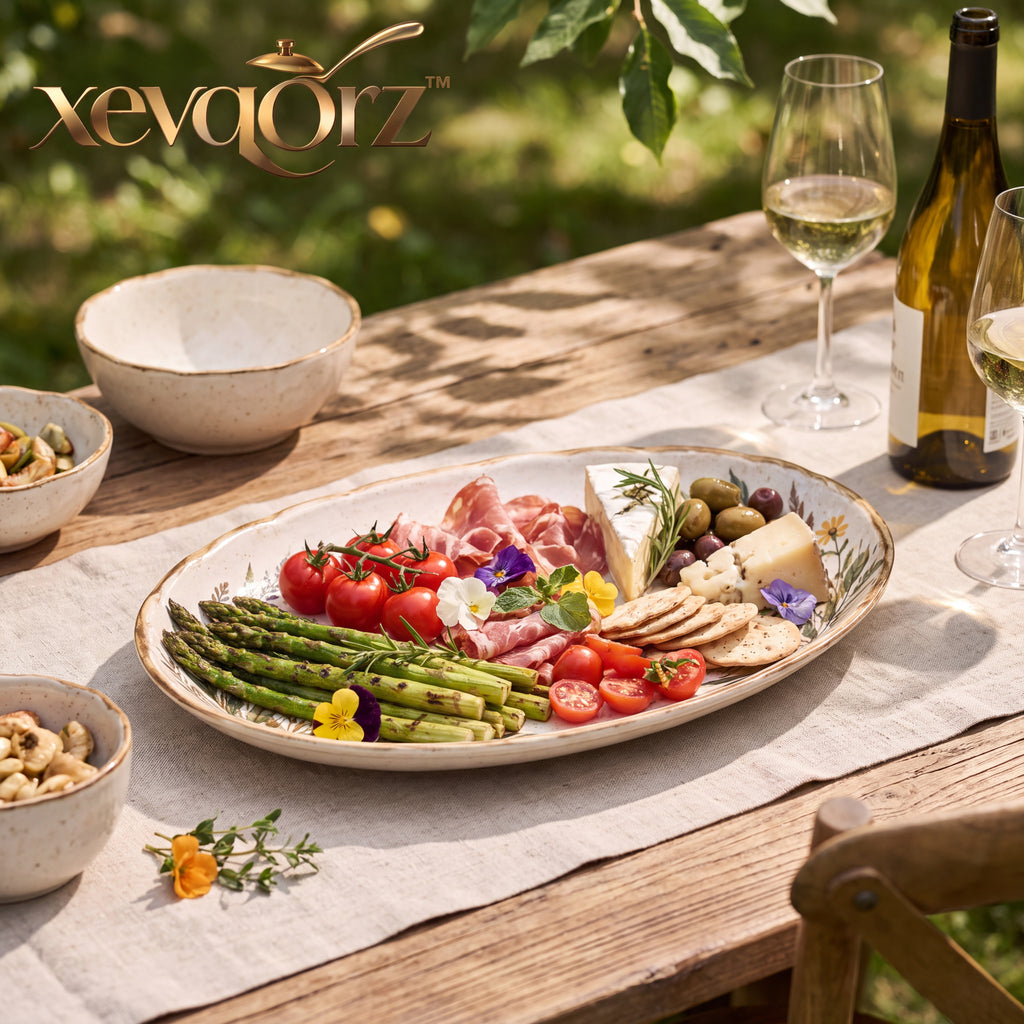 𝒙𝒆𝒗𝒒𝒐𝒓𝒛™ Meadow Oval Serving Platter — view 3