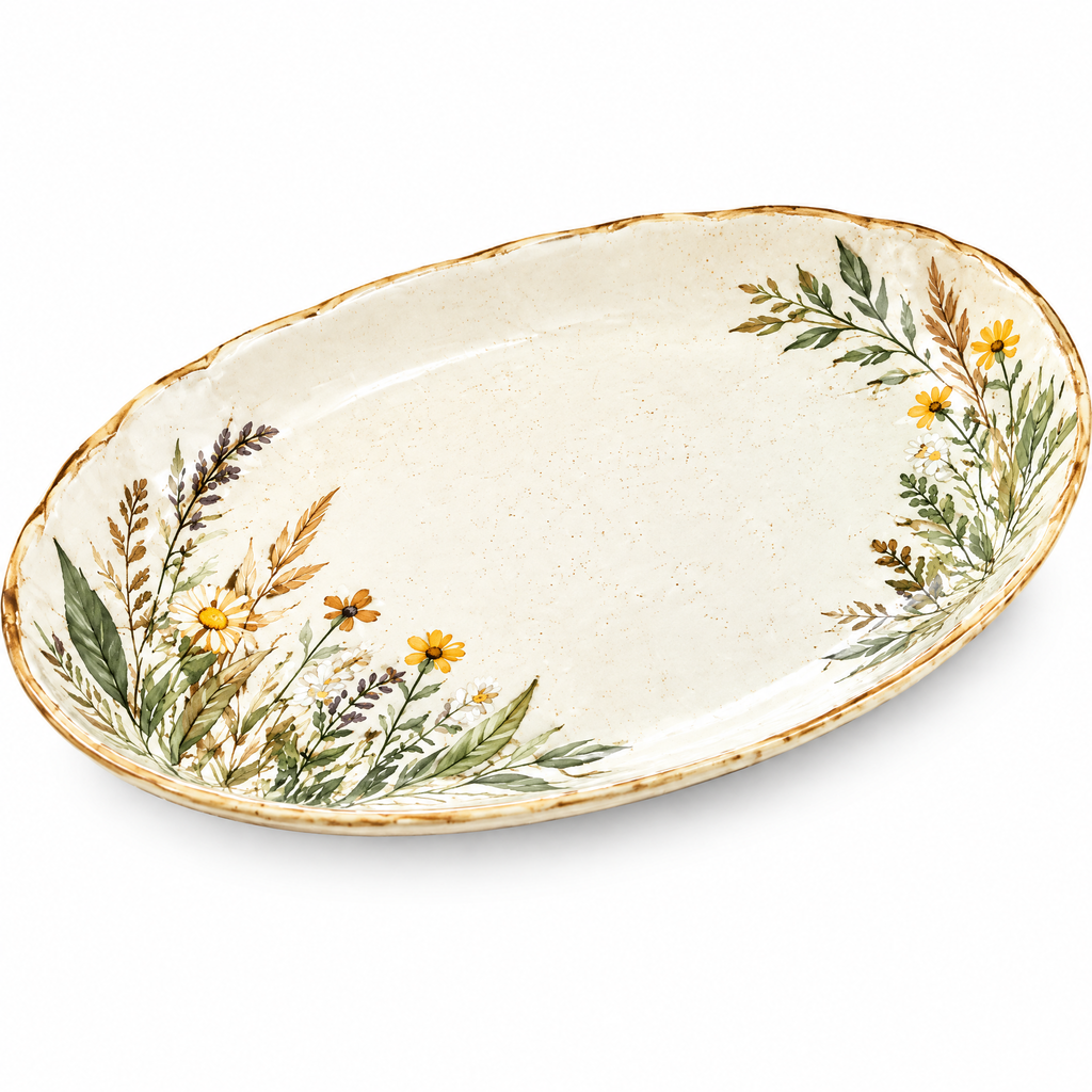 𝒙𝒆𝒗𝒒𝒐𝒓𝒛™ Meadow Oval Serving Platter — view 5