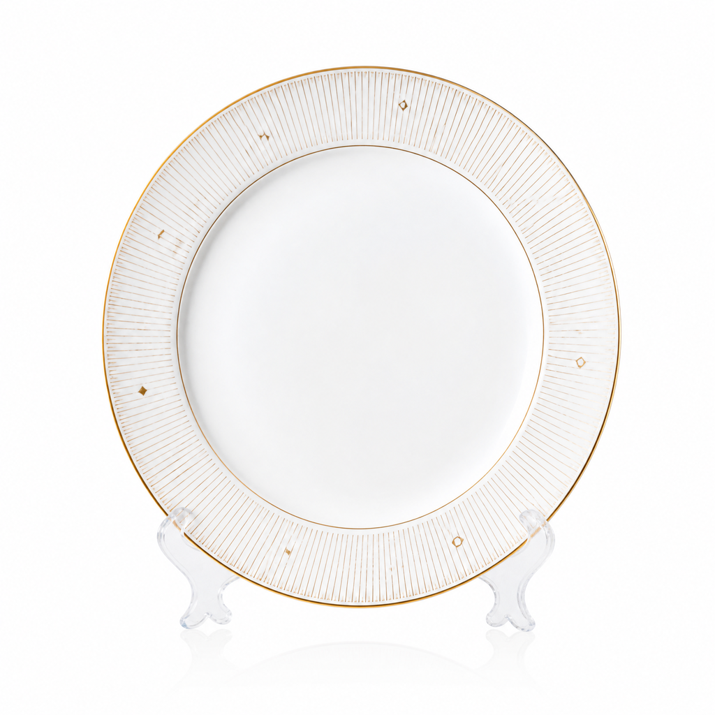 𝒙𝒆𝒗𝒒𝒐𝒓𝒛™ Celestial Rim Dinner Plate — view 5
