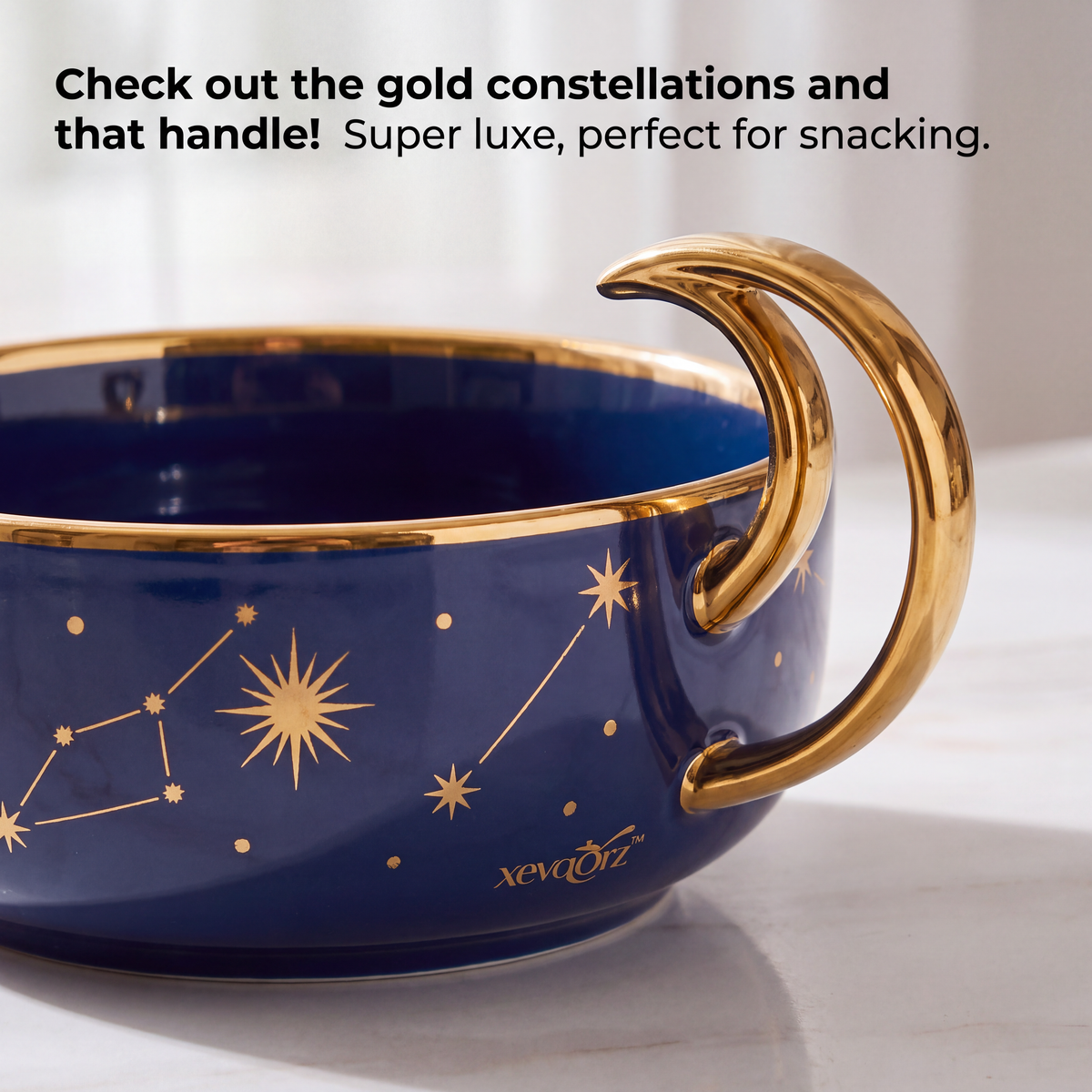 𝒙𝒆𝒗𝒒𝒐𝒓𝒛™ Celestial Star Serving Bowl — view 2
