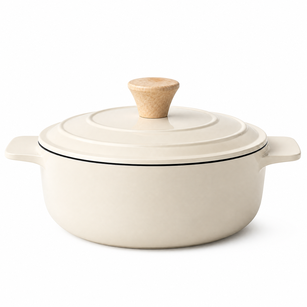 𝒙𝒆𝒗𝒒𝒐𝒓𝒛™ Matte Enamel Casserole Pot — view 5