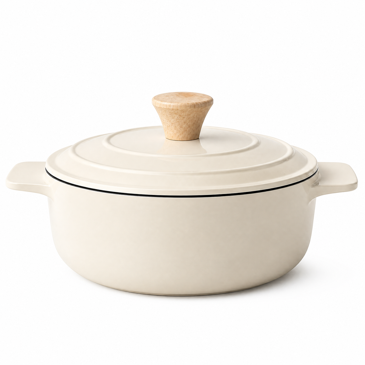 𝒙𝒆𝒗𝒒𝒐𝒓𝒛™ Matte Enamel Casserole Pot — view 5